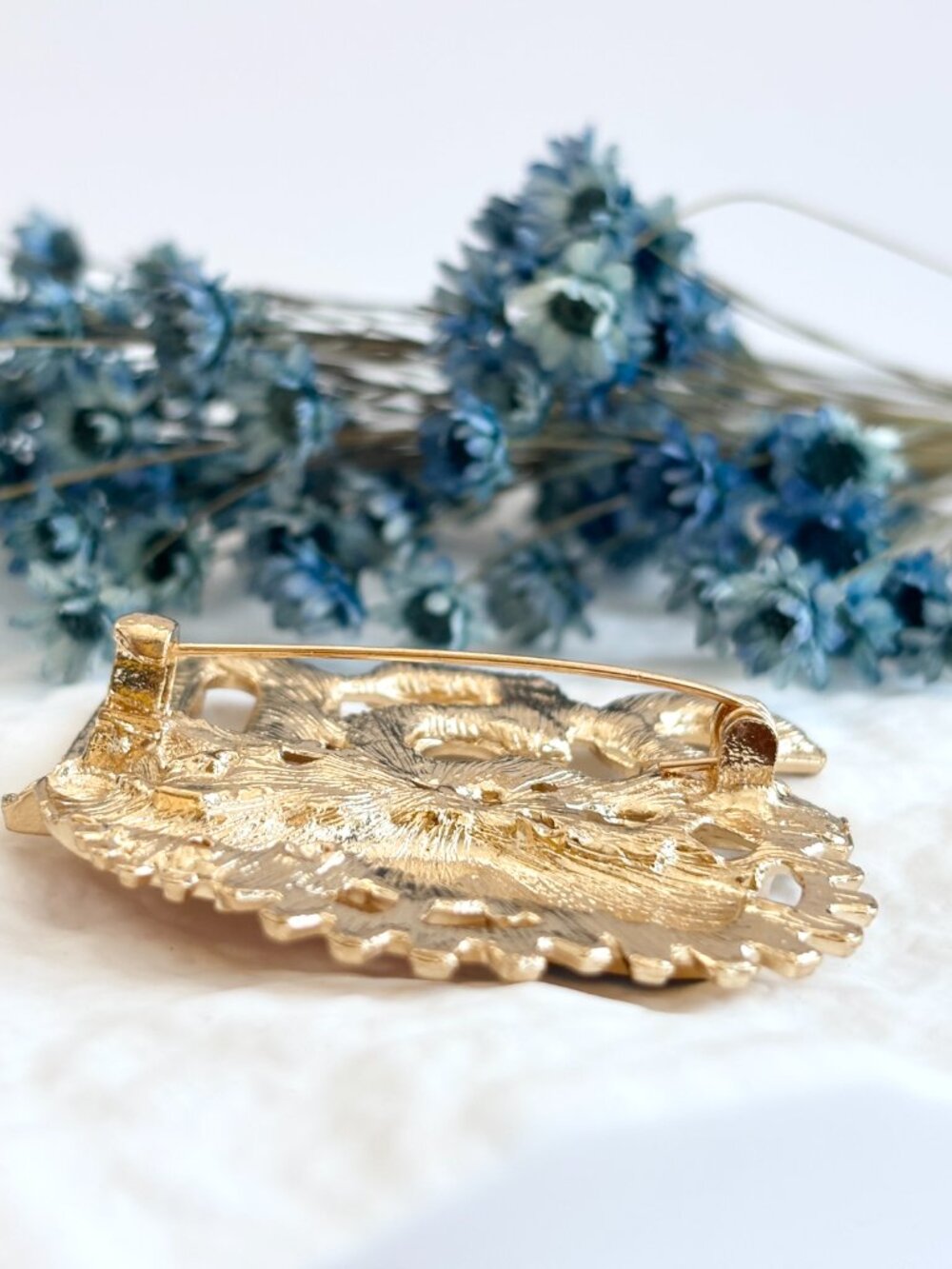 Patriotic American Flag USA 250th Anniversary July 4th Gold Toned Brooch Pin - Picture 6 of 13